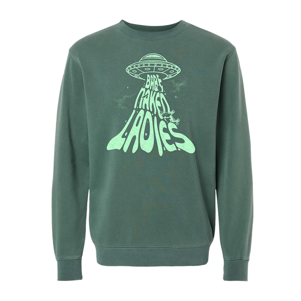 UFO GREEN GITD CREWNECK
