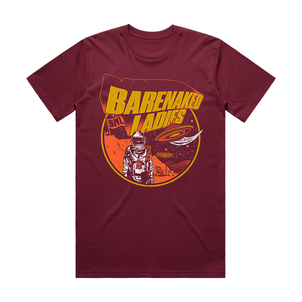 MAROON SPACE TEE