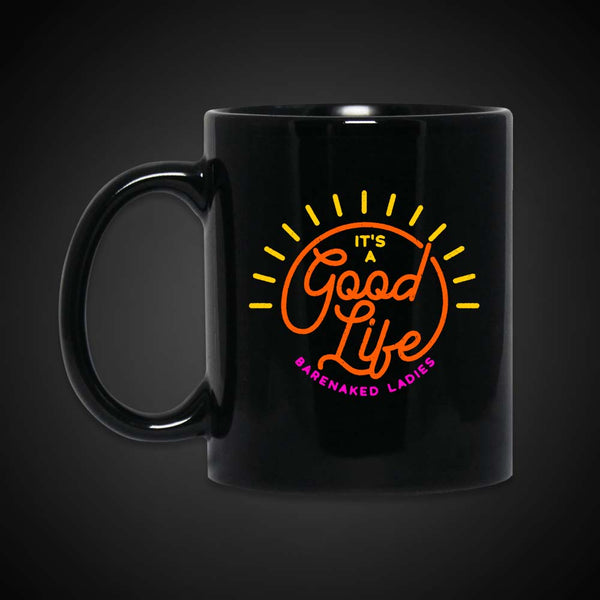 BNL It's A Good Life Black Mug